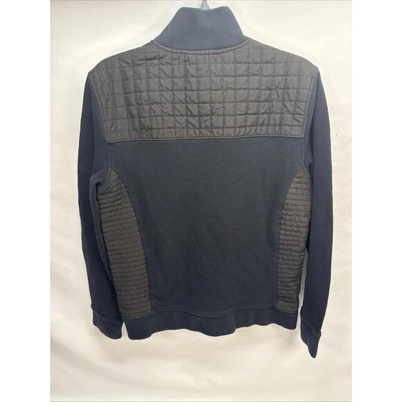 Calvin Klein Men's Black Quilted Jacket with Rib Knit Trim - Medium - Picture 9 of 9